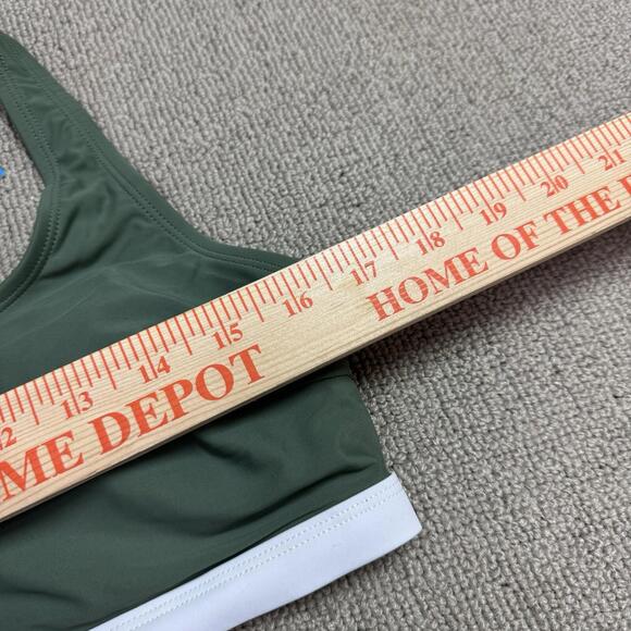 Cupshe Swimsuit Top Green Women’s Size Large NWT - Picture 3 of 11